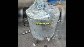 1000 Litre Paslanmaz Çelik Süt Pişirme Makinesi