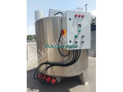 1000 Litre Paslanmaz Çelik Süt Pişirme Makinesi