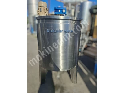 1-Ton Stainless Heated Homogenizer Mixer With Double Motor Tank
