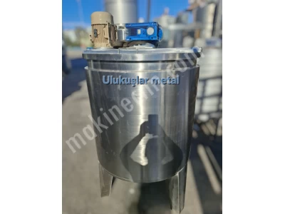 1-Ton Stainless Heated Homogenizer Mixer With Double Motor Tank