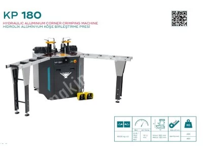 Kp 180 Alüminyum Köşe Presi Hidrolik
