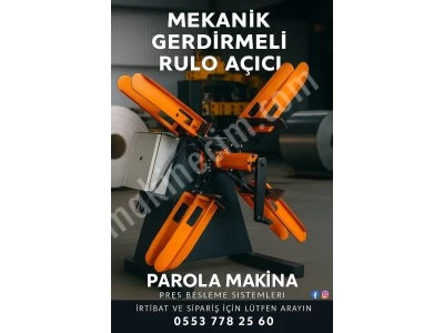 1500 Kg Mekanik Rulo Açıcı – Parola Makina