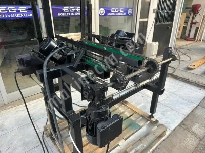 Otomatik Beslemeli Şarjörlü Çift Kafa 45 Kesim Makinası
