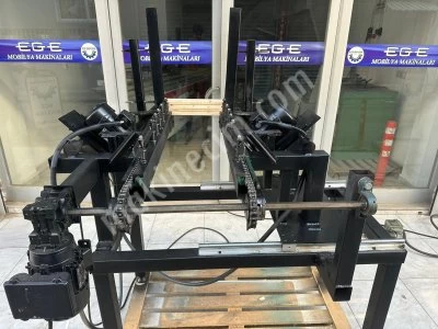 Otomatik Beslemeli Şarjörlü Çift Kafa 45 Kesim Makinası