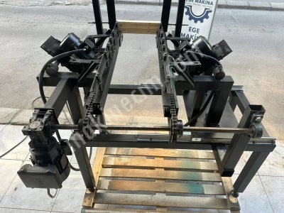 Otomatik Beslemeli Şarjörlü Çift Kafa 45 Kesim Makinası