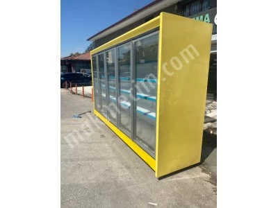 Sütlük Meşrubat İçecek Şişe Soğutucu Vitrin Market Dolabı