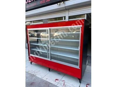Sütlük Meşrubat İçicek Şişe Soğutucu Vitrin Market Dolabı