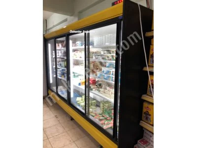 Sütlük Meşrubat İçicek Şişe Soğutucu Vitrin Market Dolabı