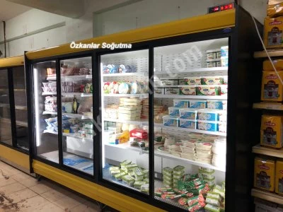 Sütlük Meşrubat İçicek Şişe Soğutucu Vitrin Market Dolabı