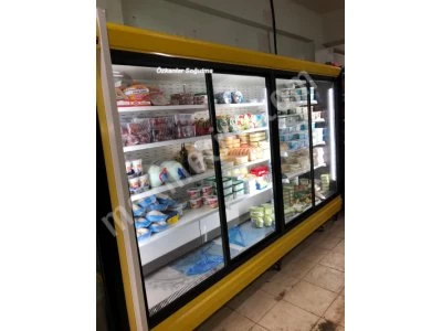 Sütlük Meşrubat İçicek Şişe Soğutucu Vitrin Market Dolabı
