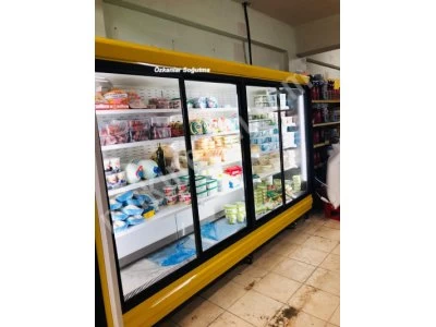 Sütlük Meşrubat İçicek Şişe Soğutucu Vitrin Market Dolabı