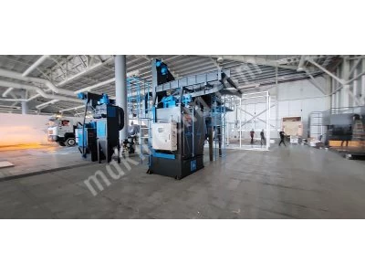 Shot Blasting Machine 1200X1200 Basket Diameter With Jet Pulse Filter