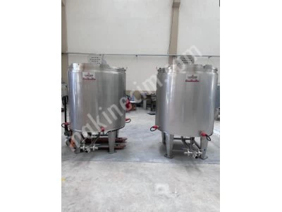 1500 Lt Çikolata Üretim Karıştırıcılı Tank