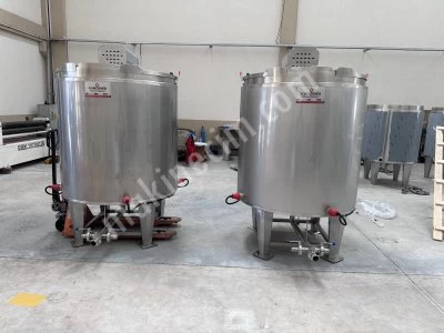 1500 Lt Çikolata Üretim Karıştırıcılı Tank