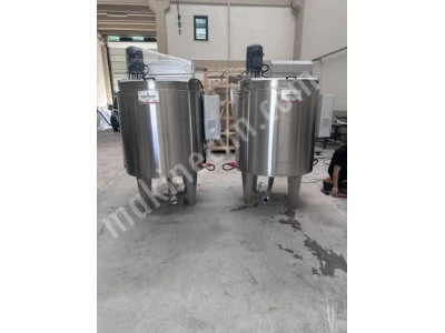 Homojen Krem Üretimi İçin Karıştırıcı Tank