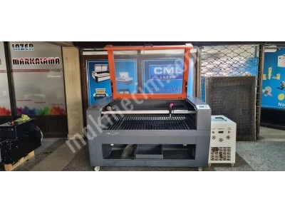 İzmir Lazer Kesme Makinesi 130X90Cm 100-120W Tüplü