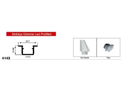 Alüminyum Trimless Led Profili