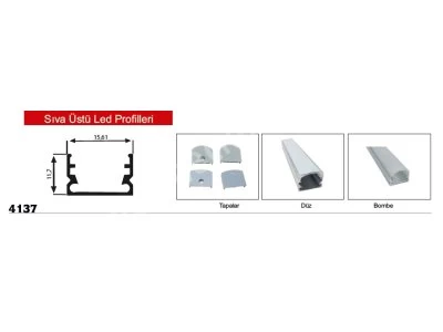 Alüminyum Sıva Altı Led Profili