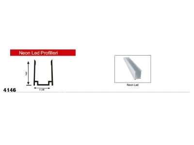 Alüminyum Sıva Altı Led Profili