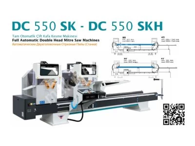Çift Kafa Kesim Makinası Dc 550 Sk H