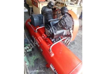 Dalgakıran Hava Kompresörü 300 Litre Çift Kafa Çok Temiz