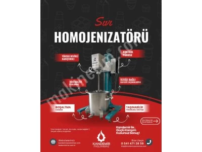Endüstriyel Gıda Sıvı Homojenizatörü