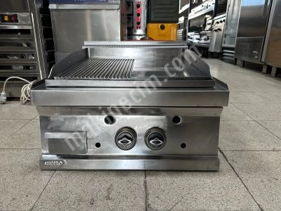 Empero Snack Seri Set Üstü Gazlı Izgara, Yarı Oluklu Pleyt, 60X63,5X28,5 Cm
