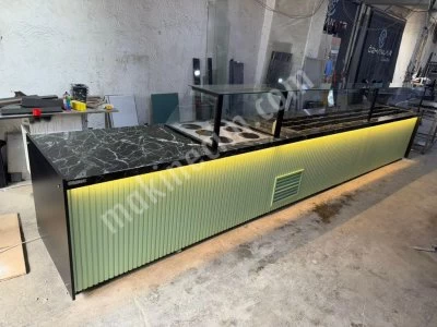 Pastane Meze Salata Bar Tezgah Dolabı