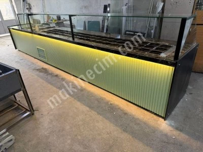 Pastane Meze Salata Bar Tezgah Dolabı