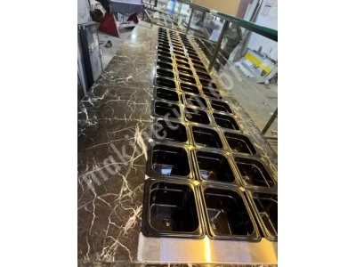 Pastane Meze Salata Bar Tezgah Dolabı