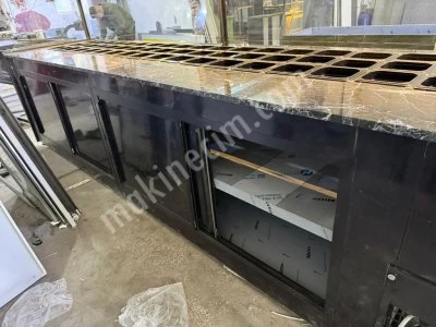 Pastane Meze Salata Bar Tezgah Dolabı