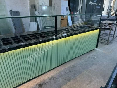 Pastane Meze Salata Bar Tezgah Dolabı