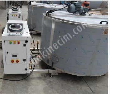 Plc Sistemli 5 Tonluk Süt Soğutma Tankı