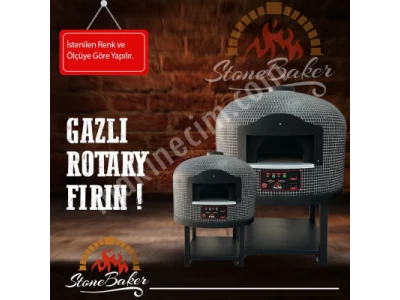 Pizza İçin Döner Tabanlı Rotary Taş Fırın