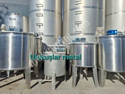 Paslanmaz Homojenizatör Karıştırıcı Kazan