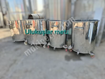 Boya Kazanı - Mobil Tekerlekli Boya Tankı