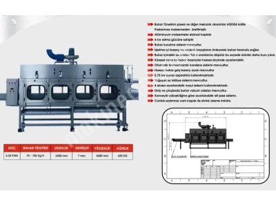 Universal Makine Sleeve Makinesi ve Buhar Tüneli (Sıfır)