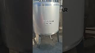 Paslanmaz Karıştırıcı 1000 Litre Tank Deterjan Kazanı Sabun Kozmetik
