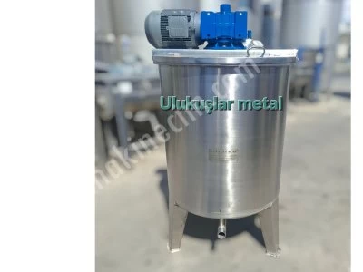 Paslanmaz Karıştırıcı 1000 Litre Tank Deterjan Kazanı Sabun Kozmetik