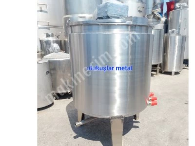 Paslanmaz Karıştırıcı 1000 Litre Tank Deterjan Kazanı Sabun Kozmetik