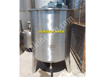 Paslanmaz Karıştırıcı 1000 Litre Tank Deterjan Kazanı Sabun Kozmetik
