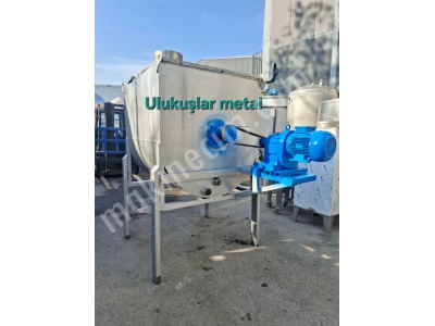1350 Litre Yatay Granül Toz Boya Yapıkimyasalları Karıştırıcı