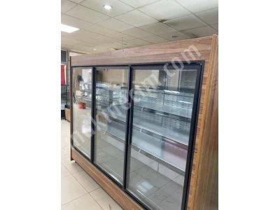 Sütlük Meşrubat İçicek Şişe Soğutucu Vitrin Market Dolabı