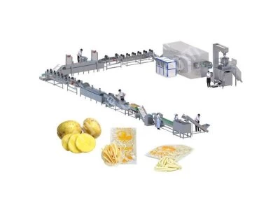 Dondurulmuş Patates Üretim Hattı , 2 Ton / Saat