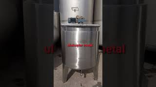 Paslanmaz Karıştırıcı Deterjan Kazanı Wax Sabun Kozmetik Su Deposu