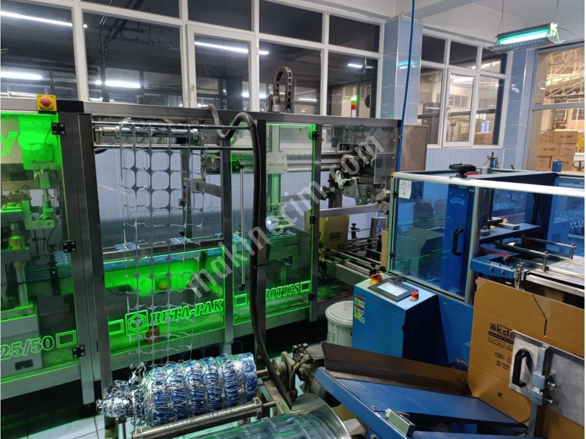 Temiz Kullanılmış Bakımlı Betapak Marka Bpt-S-25/50 Tip Tam Otomatik Termoform Bardak Su Makinesi