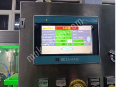 Temiz Kullanılmış Bakımlı Betapak Marka Bpt-S-25/50 Tip Tam Otomatik Termoform Bardak Su Makinesi