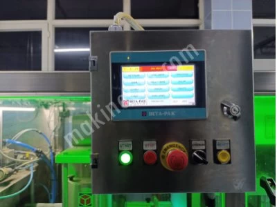 Temiz Kullanılmış Bakımlı Betapak Marka Bpt-S-25/50 Tip Tam Otomatik Termoform Bardak Su Makinesi