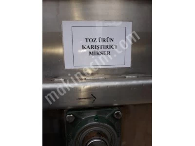 Gübre Karıştırıcı Mikser Ribbon Mikser