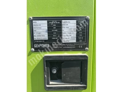 220 Kva Kabinli Jenatarör